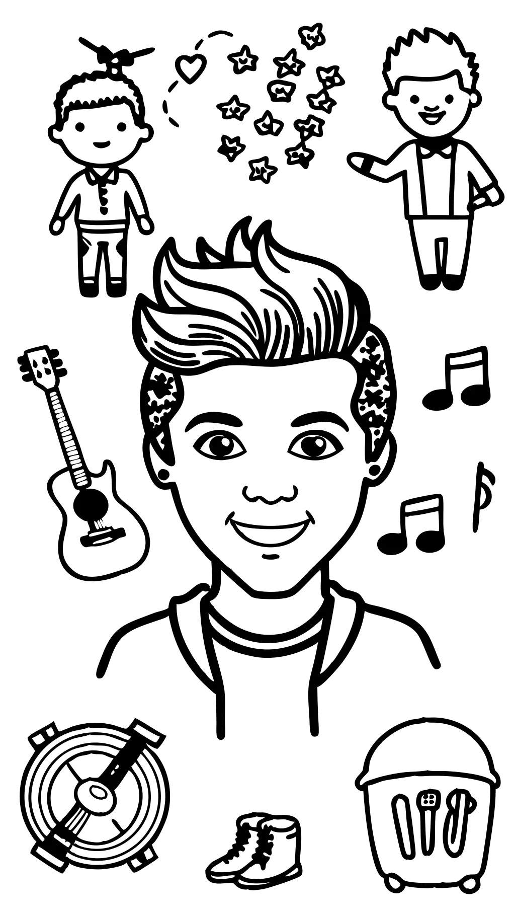 coloring pages one direction